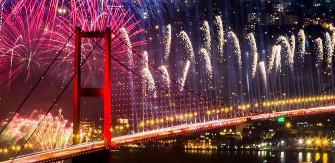 2022 New Year's Eve Celebrations in Istanbul