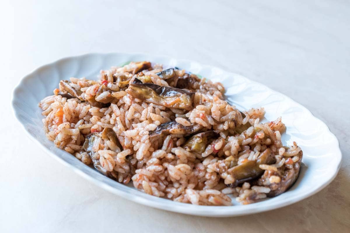 Patlicanli-Pilav